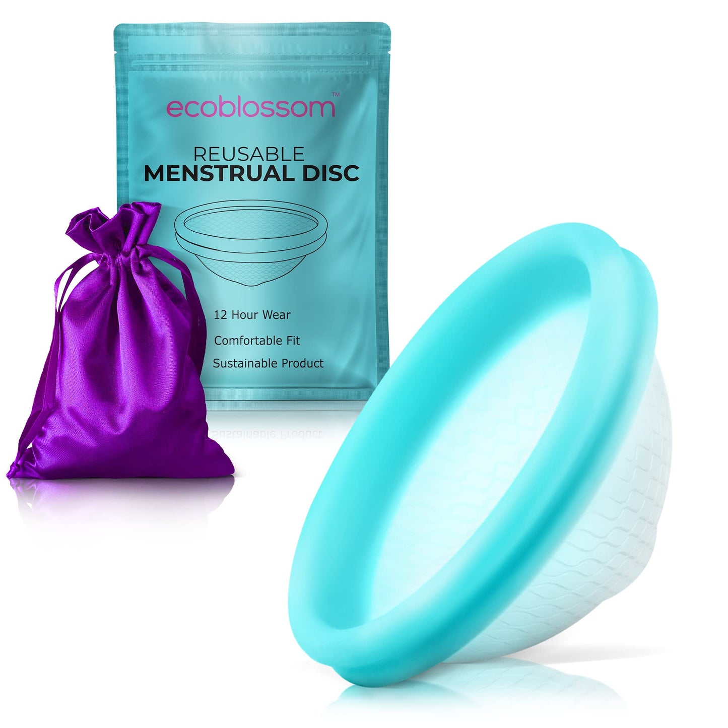 Reusable menstrual disc — wear it, forget it, do everything