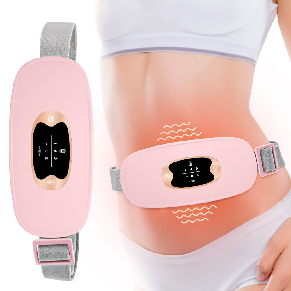 Heated period relief belt — wearable warmth for cramps, wherever you are