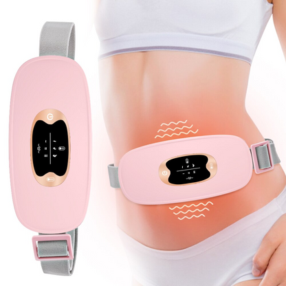 Heated period relief belt — wearable warmth for cramps, wherever you are